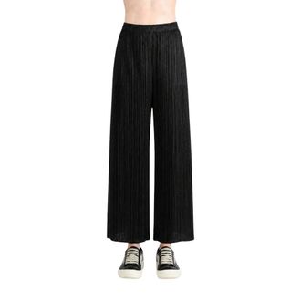 Issey Miyake Mujer, Pantalones, Negro, Talla: L