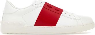Valentino Garavani White Leather Sneakers