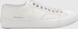 Premiata Sneakers basse in pelle di vitello liscia con logo laterale laminato