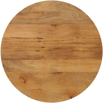 vidaXL Table Top &oslash; 70x3.8 cm Round Solid Wood Mango Vidaxl