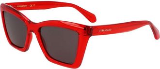 Ferragamo Womens Logo 53Mm Sunglasses