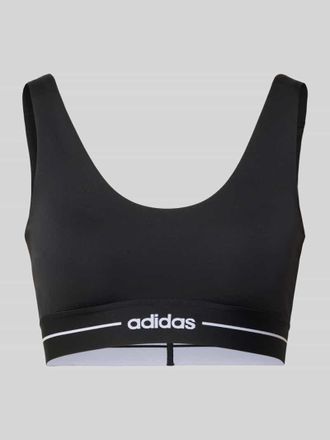 adidas BH mit elastischem Logo-Bund in Black, Gr&ouml;&szlig;e XL
