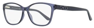 Jimmy Choo London Womens Rectangular Eyeglasses JC238 KB7 Grey 55mm