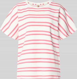 Soyaconcept T-Shirt mit Rundhalsausschnitt Modell BARNI in Rosa, Gr&ouml;&szlig;e XL