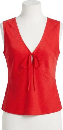 Z Supply Luana Top In Kiss Me Red