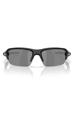 Oakley Gender Inclusive Flak 2.0 XL 59mm Polarized Rectangular Sunglasses in Polished Black /Prizm Black at Nordstrom