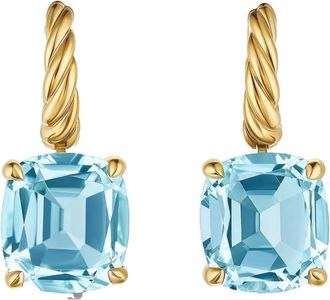 David Yurman Orecchini con pendente Marbella in oro giallo 18kt con topazio