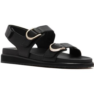 FRANKiE4 Thompson II Sandal in Black/Silver at Nordstrom, Size 7.5