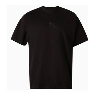 Balenciaga unisex, Tops, Zwart, Maat: M Katoen
