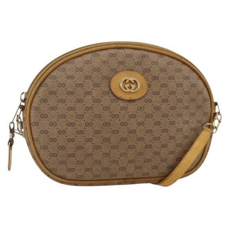 Gucci Supreme Convertible Gg Coated Canvas Beige Pvc Backpack Bag (Pre-Owned)