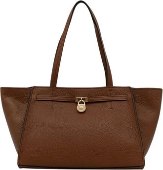 Michael Kors Bolso tote grande de piel Hamilton Moderne - Bags - Mujer - Marr&oacute;n - ONE SIZE