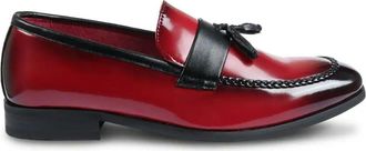TruClothing Tassel Loafers High-Gloss Slip-On Moc Toe Dress Shoes