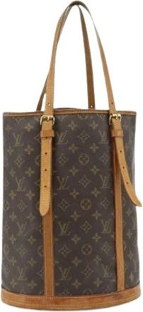 Louis Vuitton Pre-owned Bucket Bags, female, Brown, Size: ONE SIZE Pre-owned Bucket Bag