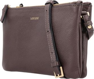 LouLou Essentiels Camille Crossbody Tas - Dames - Schoudertassen - Bruin - ONE Size - Leer - Tassen