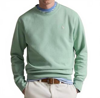 Ralph Lauren Loopback Fleece Sweatshirt In Celadon
