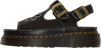 Dr. Martens (WMNS) Dr. Martens Dunnet Flower Full Grain Leather Sandals Black 40526001