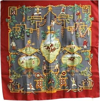 Ferragamo Pre-owned Scarves, female, Multicolor, Size: ONE SIZE Pre-owned Scarf