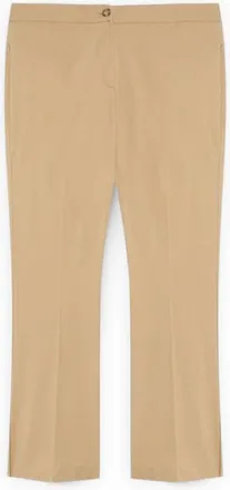 Fiorella Rubino Dames, Broeken, Beige, Maat: XS Poliester