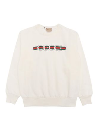 Gucci J L/S Felpa In Cotone Feltro