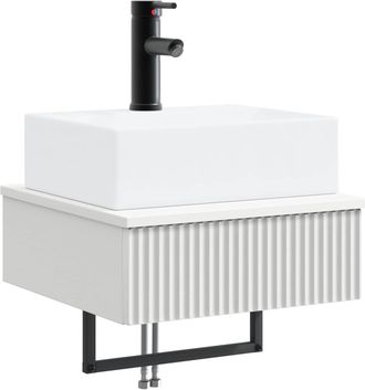 vidaXL Lavabo De Lavado Montado En La Pared Blanco 40 X 41 X 39 Cm Vidaxl