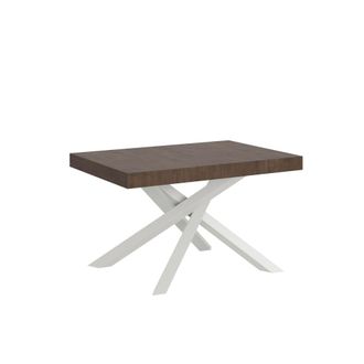 Itamoby Itamoby - Tavolo Allungabile 90x120/380 Cm Volantis Premium Noce Telaio Bianco
