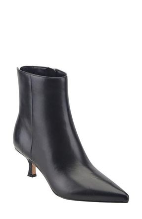 Marc Fisher Francy Kitten Heel Bootie in Black 001 at Nordstrom, Size 9.5