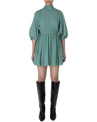 Derek Lam Alex Bubble Hem Mini Dress