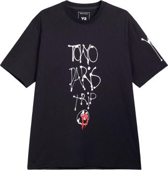 adidas x Y-3 Chito City Graphic T-Shirt Asia Sizing Black KR1067