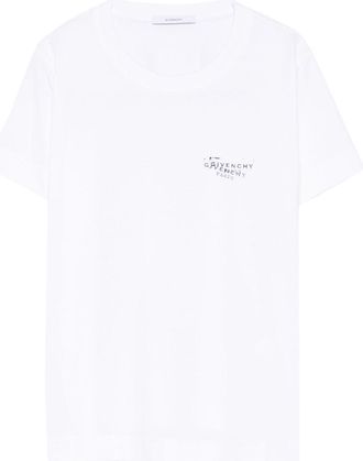 Givenchy Logo Cotton T-Shirt-Donna