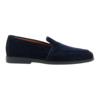 Santoni Schoenen, Heren, Blauw, 43 EU, Su&egrave;de, Malibu Loafers