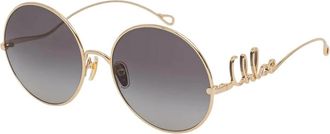 Chlo&eacute; Zonnebril met rond montuur - Dames - Zonnebrillen - Veelkleurig - 60 MM - Accessoires