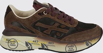 Premiata Sneakers Moerund in pelle, suede e mesh con logo applicato