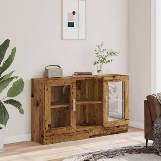 Berkfield Home Sideboard Old Wood 120x30.5x70 cm Engineered Wood in Brown