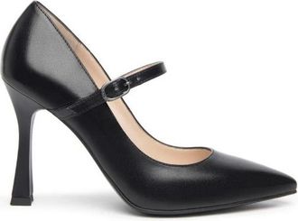 Nero Giardini Schoenen, Dames, Zwart, 37 EU, Leren pump met gespsluiting