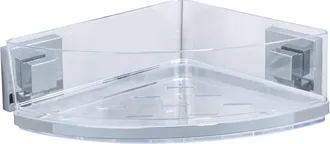 WENKO Vacuum-loc Repisa Esquinera De Acero Fino Quadro Wenko