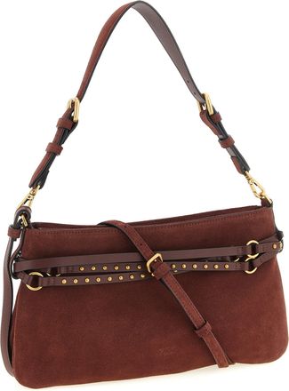 Pinko Belt Shoulder Bag - Burgundy