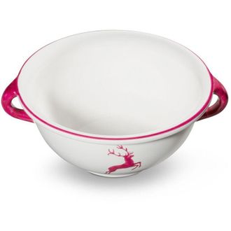 Gmundner Keramik Gmundner Cer&aacute;mica Rojo Burdeos. Ciervo, Weitling (&oslash; 25cm)