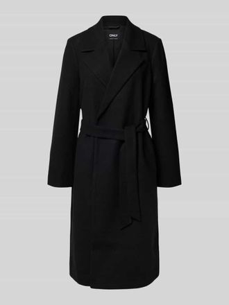 Only Regular Fit Trenchcoat mit Reverskragen Modell ALVILDA LIFE in BLACK, Gr&ouml;&szlig;e L