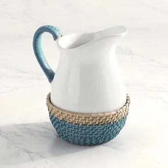 Frontgate Chef Symon Woven Pitcher - Frontgate
