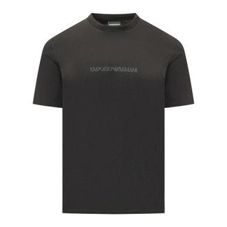 Emporio Armani T-shirt - Heren - T-shirts - Zwart - 2XL - Katoen - Tops
