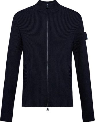 Premiata Pmg 25T Cardigan - Heren - Vesten - Blauw - L - Wol - Truien & Vesten