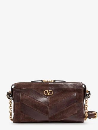 Valentino Garavani Borsa a tracolla Panthea in suede e pelle - VALENTINO GARAVANI - gender_Woman