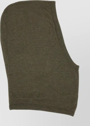 Rick Owens soft stretch knit hood for comfort