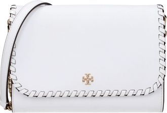 Tory Burch White Leather Clutch Womens Bag