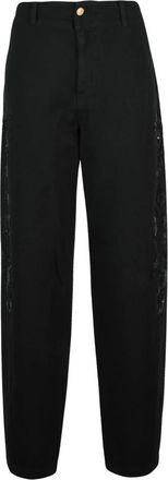 Ermanno Scervino Loose-fit Jeans - Dames - Loose Fit Jeans - Zwart - S - Katoen - Jeans