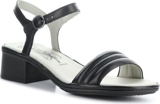 FLY London Eiva Ankle Strap Sandal in Black at Nordstrom, Size 5Us