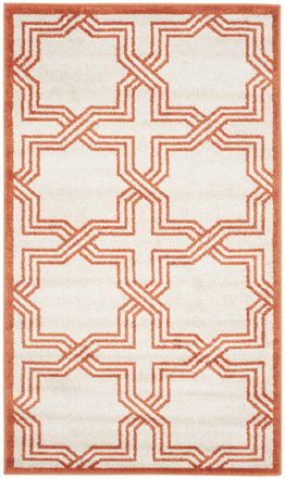 Safavieh Alfombra beige/naranja 122 x 183 cm
