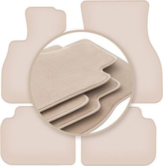 OEM Alfombrillas Premium Beige Para: Mini Clubman F-54 Hatchback 2015