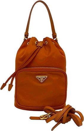 Prada Pre-owned Prada Tessuto Drawstring Bucket Bag Ladies ZU0WE0AM77KNSCNA