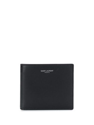 Saint Laurent Black Logo Wallet
